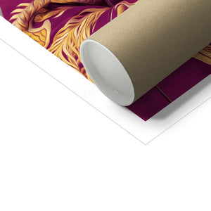 The Asian Empress: Custom Pet Poster - Paw & Glory - Dog Portraits - Pet Portraits