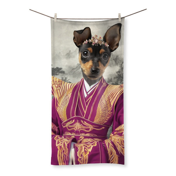 Asian Empress Custom Pet Towel | Pet Lover Gift | Paw & Glory