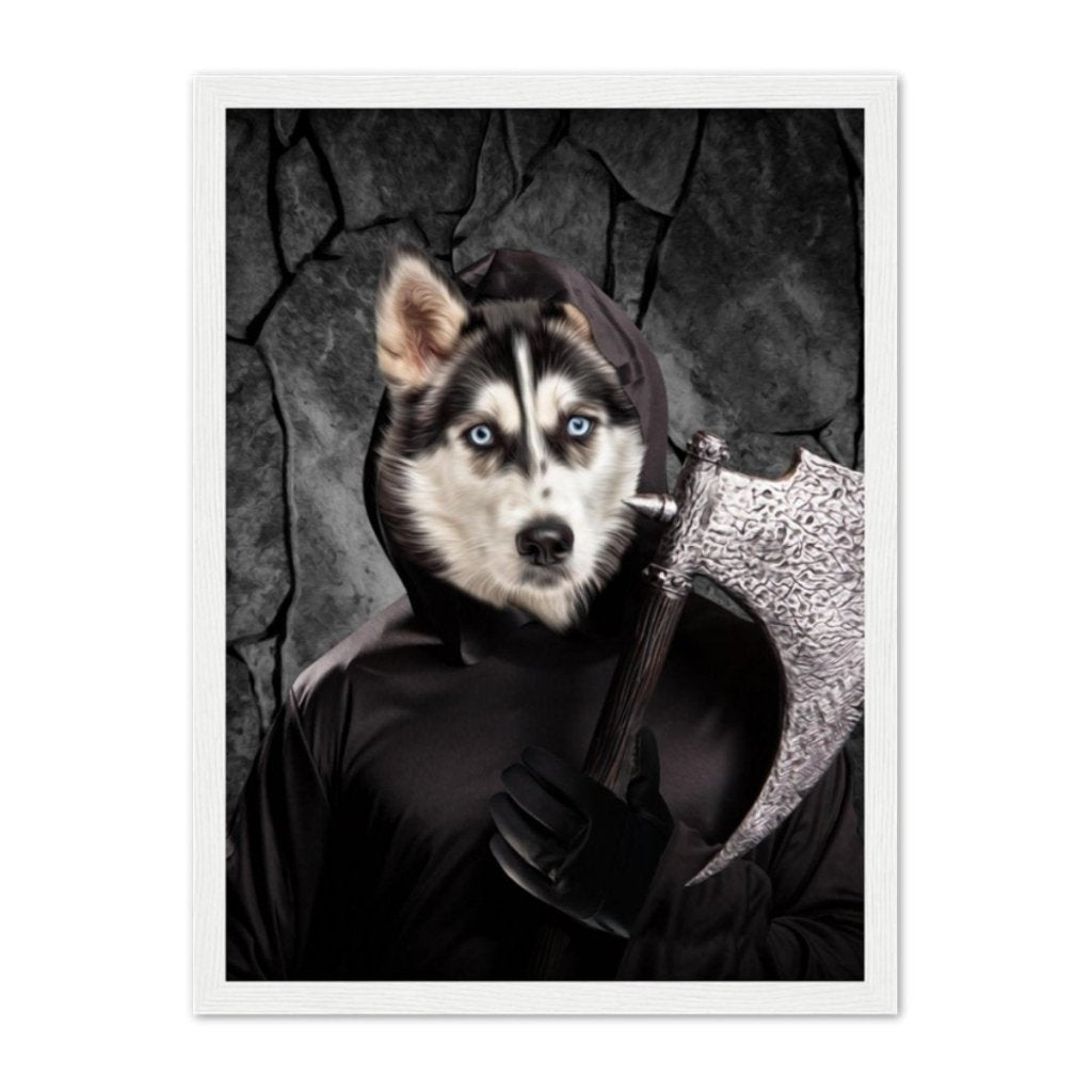 The Bark Reaper: Custom Pet Portrait - Paw & Glory - Dog Portraits - Pet Portraits