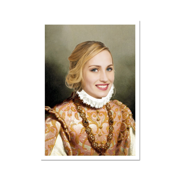 The Baroness: Custom Hooman Poster | royal pet portrait | Paw & Glory