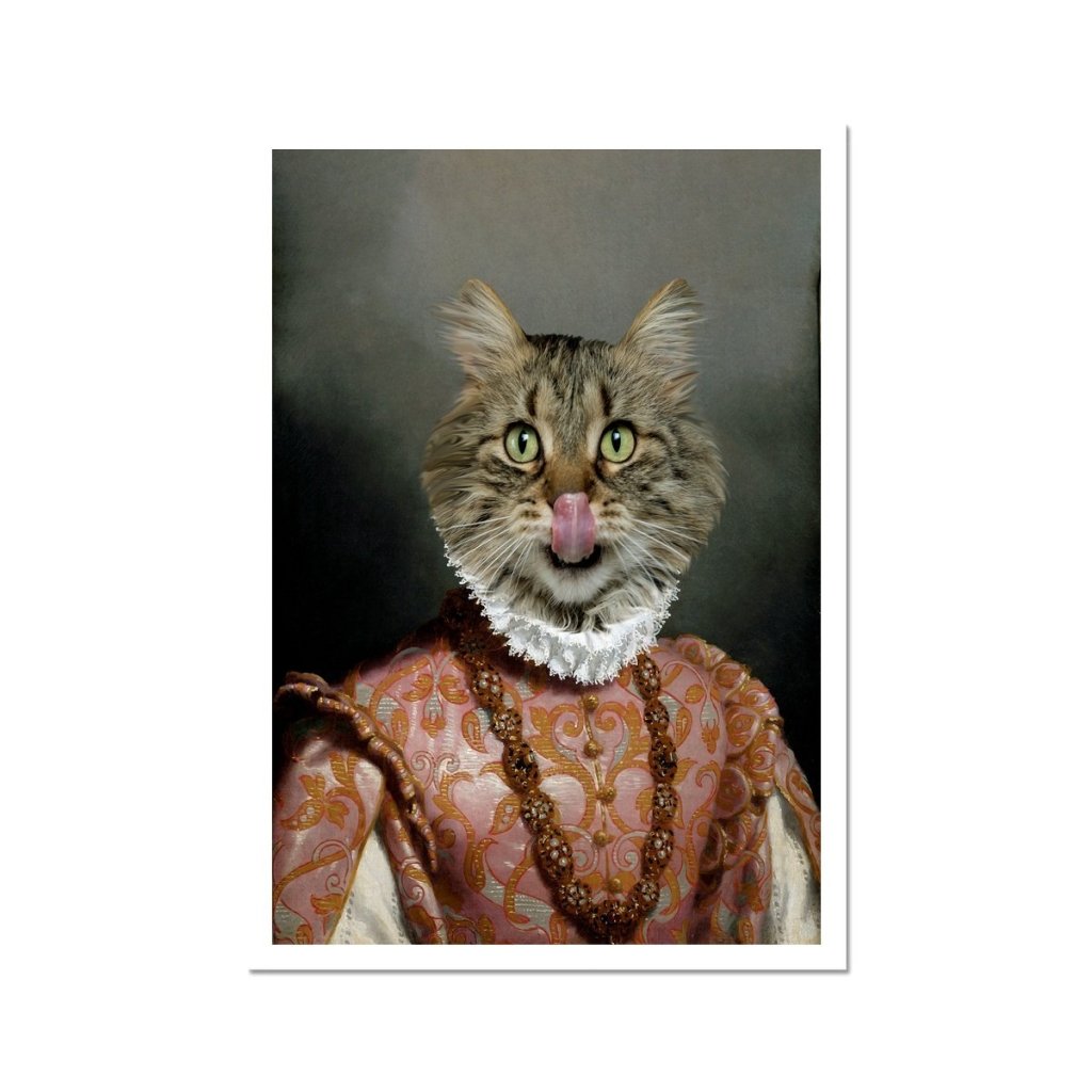 The Baroness: Custom Pet Poster - Paw & Glory - Dog Portraits - Pet Portraits