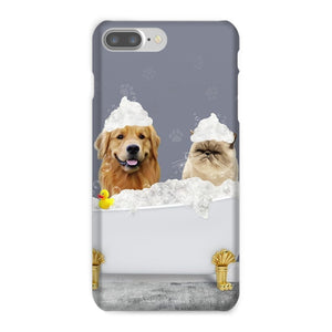 The Bath Tub: Custom 2 Pet Snap Phone Case - Paw & Glory - Dog Portraits - Pet Portraits
