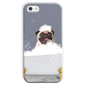 The Bath Tub: Custom Pet Phone Case - Paw & Glory - Dog Portraits - Pet Portraits