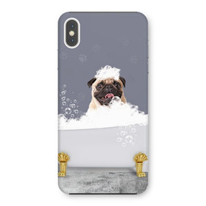 The Bath Tub: Custom Pet Phone Case - Paw & Glory - Dog Portraits - Pet Portraits