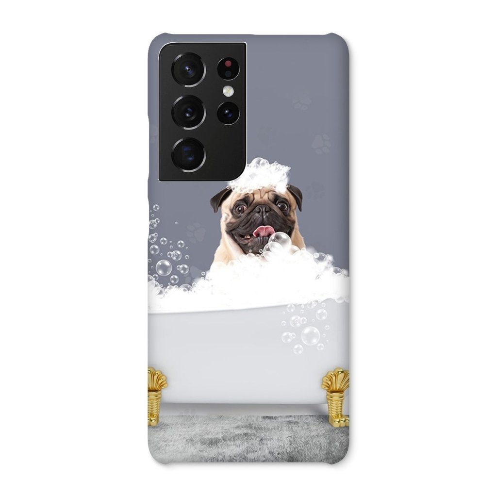 The Bath Tub: Custom Pet Phone Case - Paw & Glory - Dog Portraits - Pet Portraits