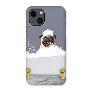 The Bath Tub: Custom Pet Phone Case - Paw & Glory - Dog Portraits - Pet Portraits