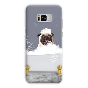 The Bath Tub: Custom Pet Phone Case - Paw & Glory - Dog Portraits - Pet Portraits