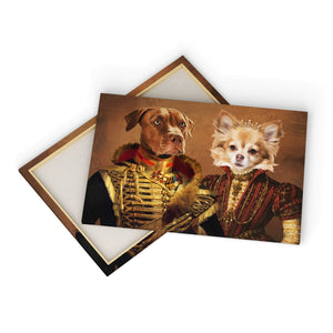 The Betrothed: Custom Pet Canvas - Paw & Glory - Dog Portraits - Pet Portraits