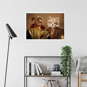 The Betrothed: Custom Pet Poster - Paw & Glory - Dog Portraits - Pet Portraits