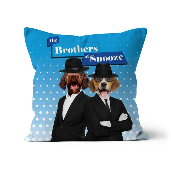Blues Band Duo Custom Pet Pillow | Funny Pet Portrait | Paw & Glory