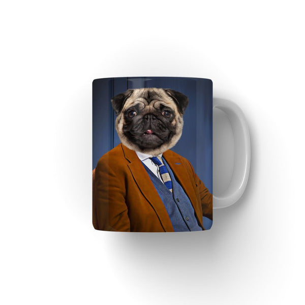 Flashy Businessman Custom Pet Coffee Mug | Funny Pet Portrait Gift | Paw & Glory
