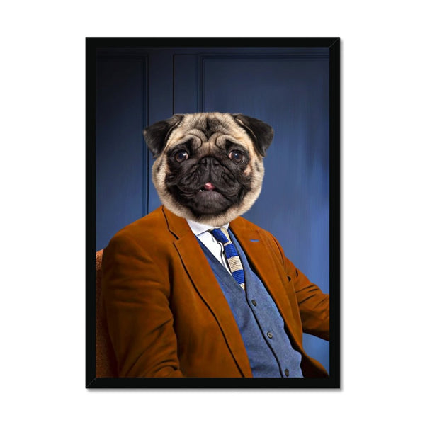Flashy Businessman Custom Pet Portrait | Paw & Glory