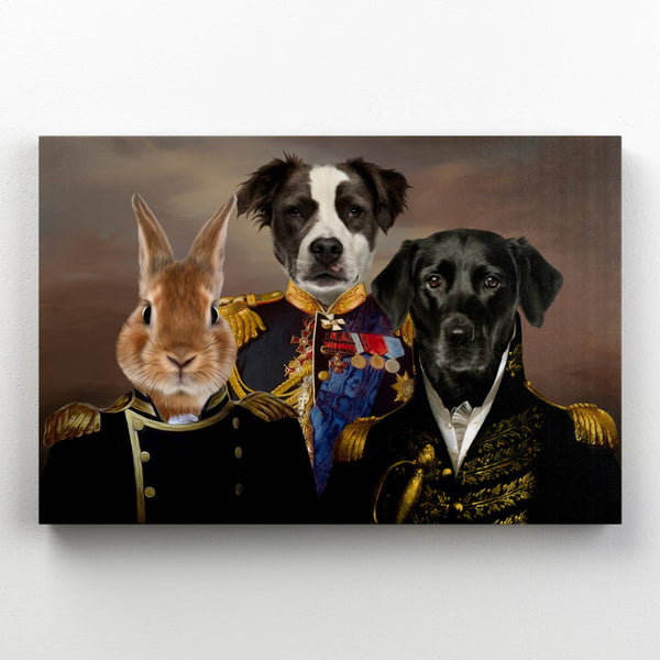 The Brigade: Custom Pet Canvas | custom canvas print | Paw & Glory