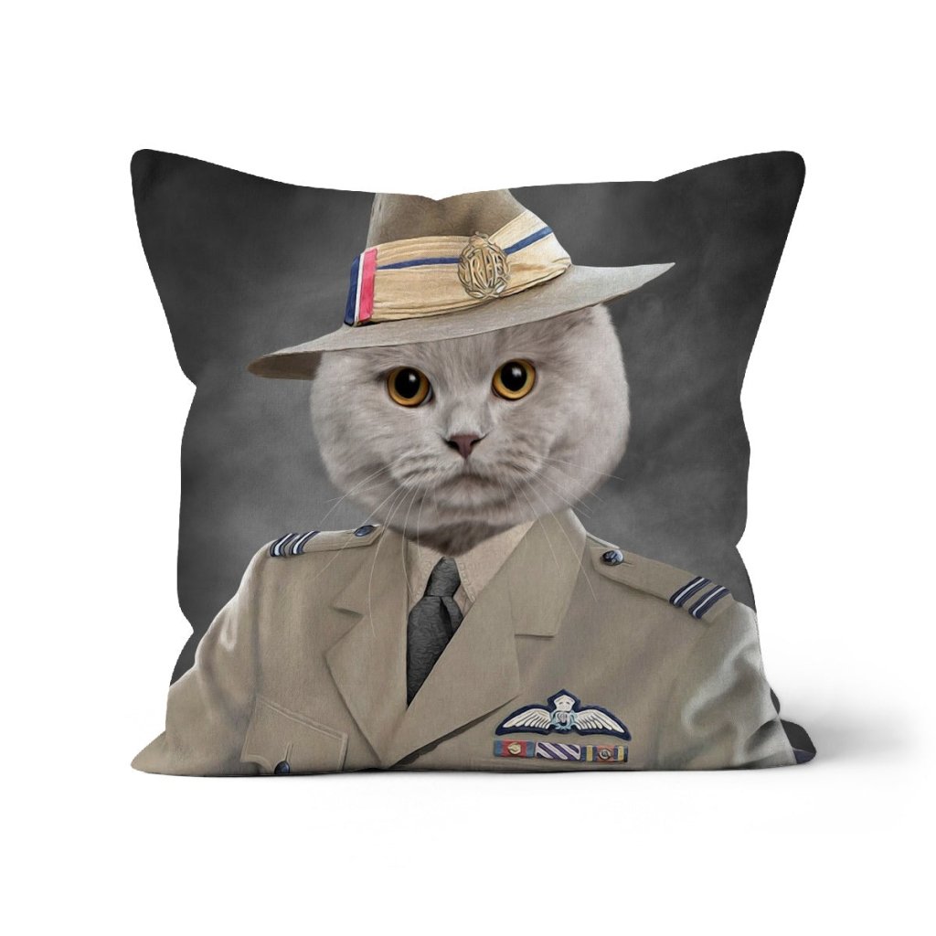 The Brigadier: Custom Pet Pillow - Paw & Glory - Dog Portraits - Pet Portraits