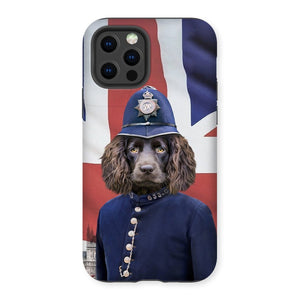 The British Police Officer: Custom Pet Phone Case - Paw & Glory - Dog Portraits - Pet Portraits