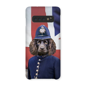 The British Police Officer: Custom Pet Phone Case - Paw & Glory - Dog Portraits - Pet Portraits