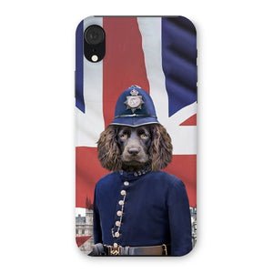 The British Police Officer: Custom Pet Phone Case - Paw & Glory - Dog Portraits - Pet Portraits