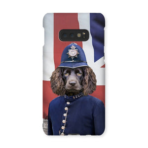 The British Police Officer: Custom Pet Phone Case - Paw & Glory - Dog Portraits - Pet Portraits