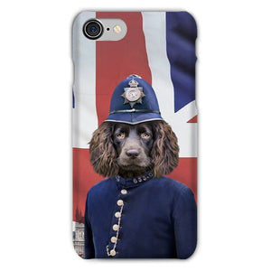 The British Police Officer: Custom Pet Phone Case - Paw & Glory - Dog Portraits - Pet Portraits