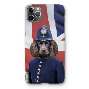 The British Police Officer: Custom Pet Phone Case - Paw & Glory - Dog Portraits - Pet Portraits