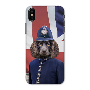 The British Police Officer: Custom Pet Phone Case - Paw & Glory - Dog Portraits - Pet Portraits