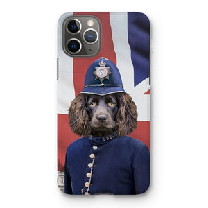 The British Police Officer: Custom Pet Phone Case - Paw & Glory - Dog Portraits - Pet Portraits