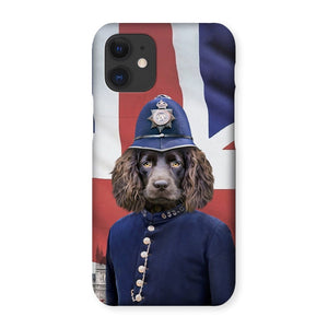 The British Police Officer: Custom Pet Phone Case - Paw & Glory - Dog Portraits - Pet Portraits