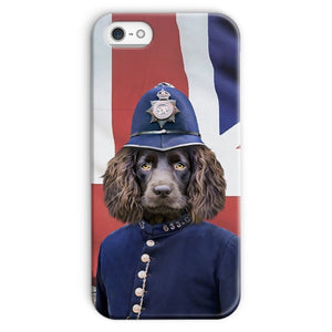The British Police Officer: Custom Pet Phone Case - Paw & Glory - Dog Portraits - Pet Portraits