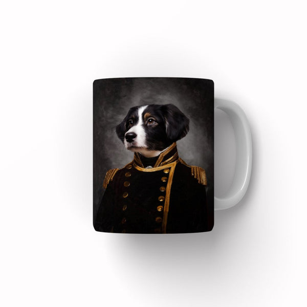 The Captain: Custom Pet Coffee Mug | royal pet portrait | Paw & Glory