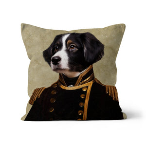 The Captain: Custom Pet Pillow - Paw & Glory - Dog Portraits - Pet Portraits