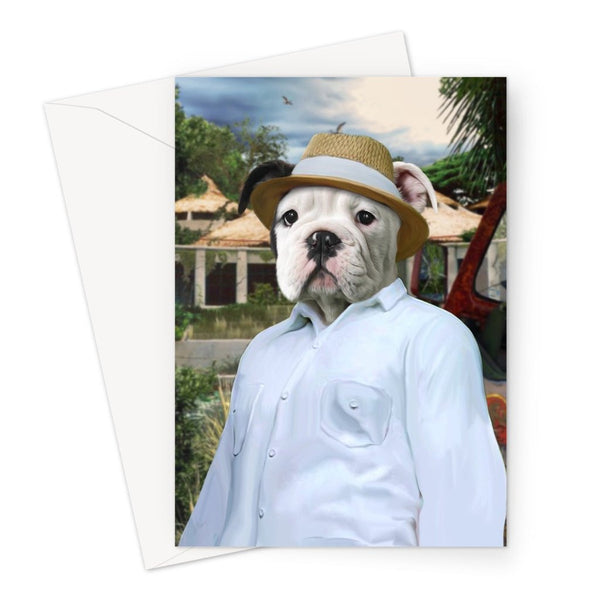 Dinosaur Park Boss Custom Pet Greeting Card | Personalised Pet Gift | Paw & Glory