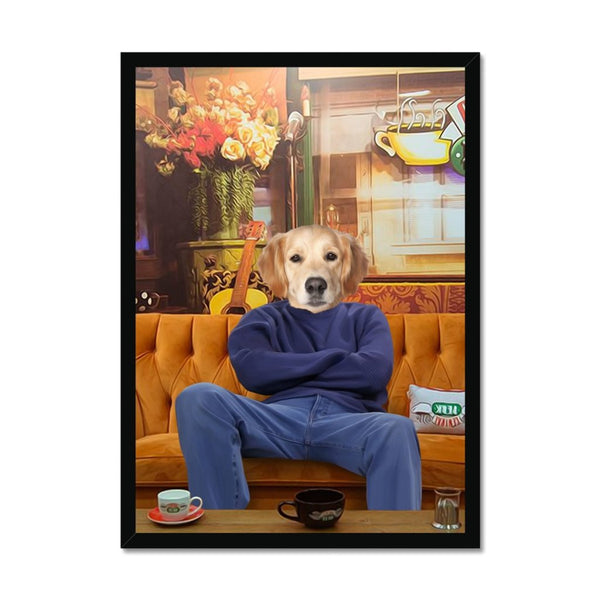 Sarcastic Office Guy Custom Pet Portrait | Paw & Glory