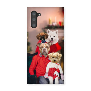 The Christmas Family: Custom 4 Pet Phone Case - Paw & Glory - Dog Portraits - Pet Portraits
