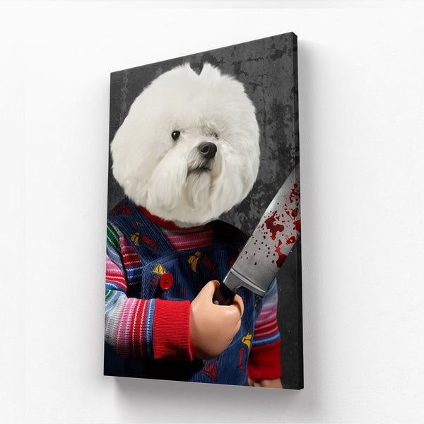 Haunted Doll Custom Pet Canvas | Custom Pet Canvas | Paw & Glory