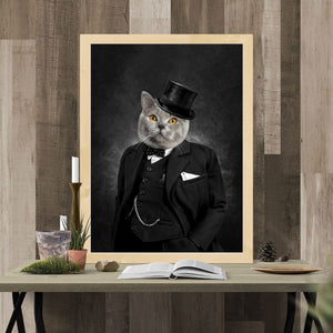 The Churchill: Custom Pet Poster - Paw & Glory - Dog Portraits - Pet Portraits