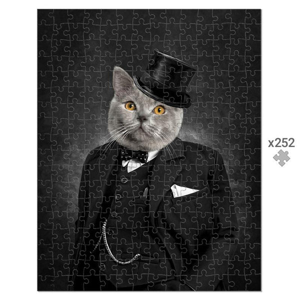Wartime Statesman Custom Pet Puzzle | Funny Pet Portrait | Paw & Glory
