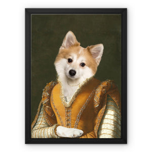 The Classy Lady: Custom Pet Canvas - Paw & Glory - Dog Portraits - Pet Portraits