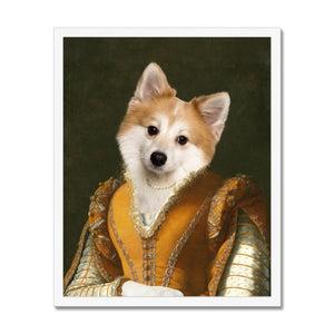 The Classy Lady: Custom Pet Portrait - Paw & Glory - Dog Portraits - Pet Portraits