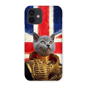 The Colonel British Flag Edition: Custom Pet Phone Case - Paw & Glory - Dog Portraits - Pet Portraits