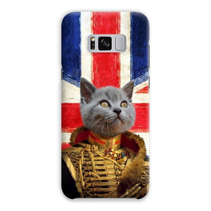The Colonel British Flag Edition: Custom Pet Phone Case - Paw & Glory - Dog Portraits - Pet Portraits