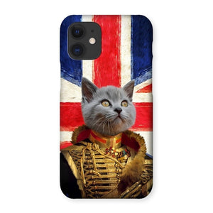 The Colonel British Flag Edition: Custom Pet Phone Case - Paw & Glory - Dog Portraits - Pet Portraits