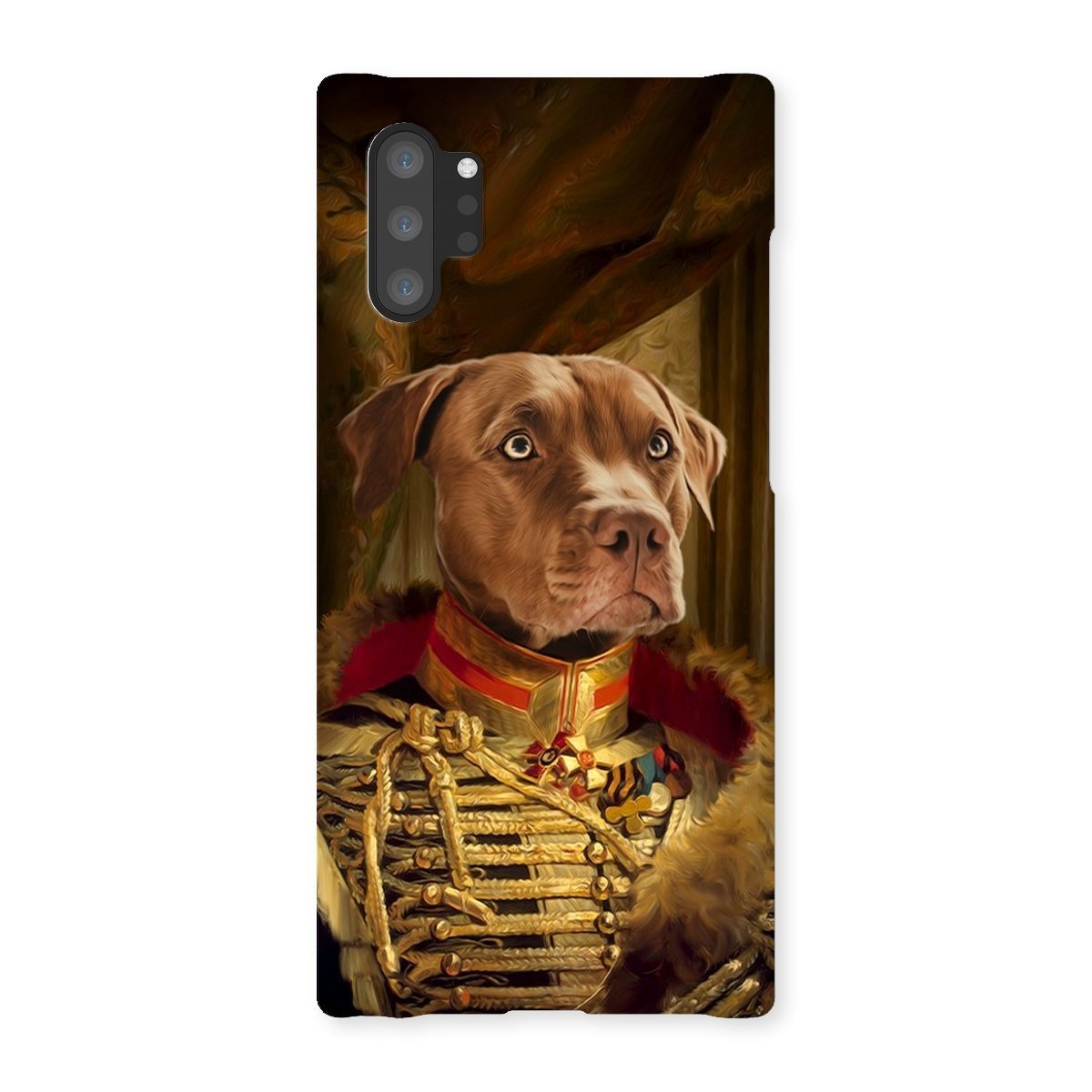 The Colonel: Custom Pet Phone Case - Paw & Glory - Dog Portraits - Pet Portraits