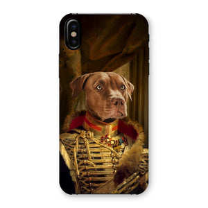 The Colonel: Custom Pet Phone Case - Paw & Glory - Dog Portraits - Pet Portraits