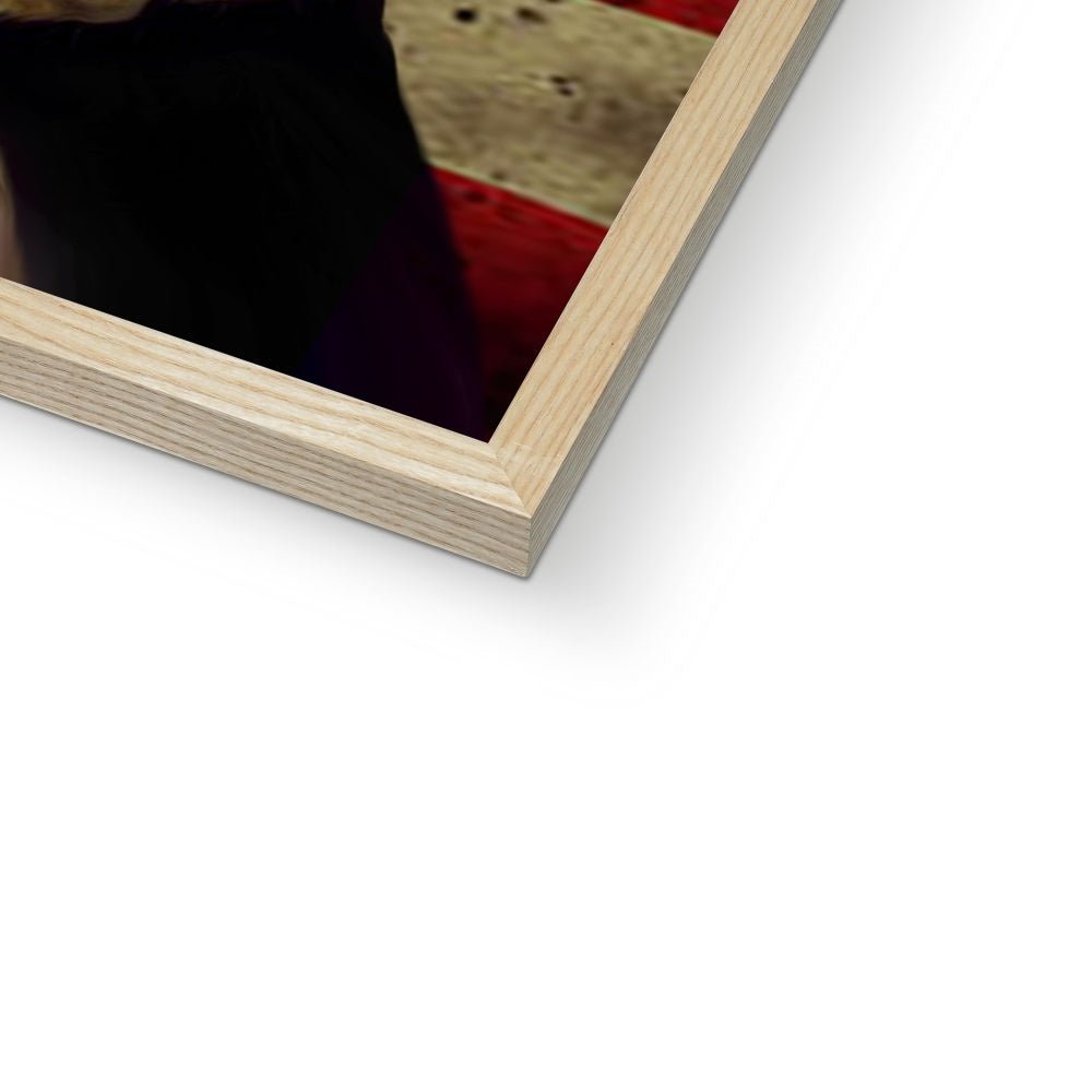 The Colonel USA Flag Edition: Custom Pet Portrait - Paw & Glory - Dog Portraits - Pet Portraits