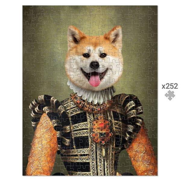 The Consort: Custom Pet Puzzle | royal pet portrait | Paw & Glory