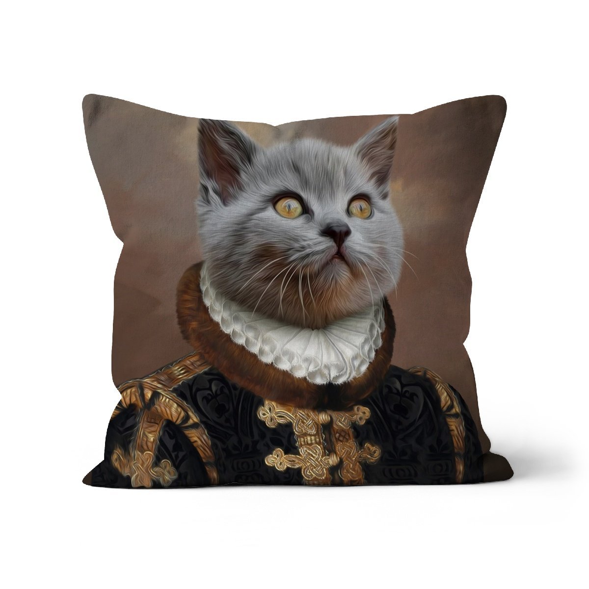 The Count: Custom Pet Pillow - Paw & Glory - Dog Portraits - Pet Portraits