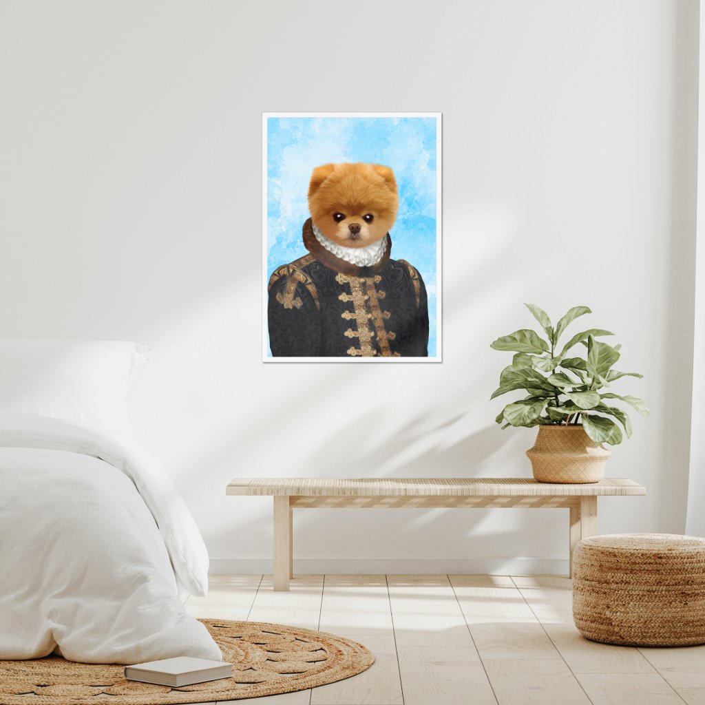 The Count: Custom Pet Portrait | personalized pet portrait | Paw & Glory