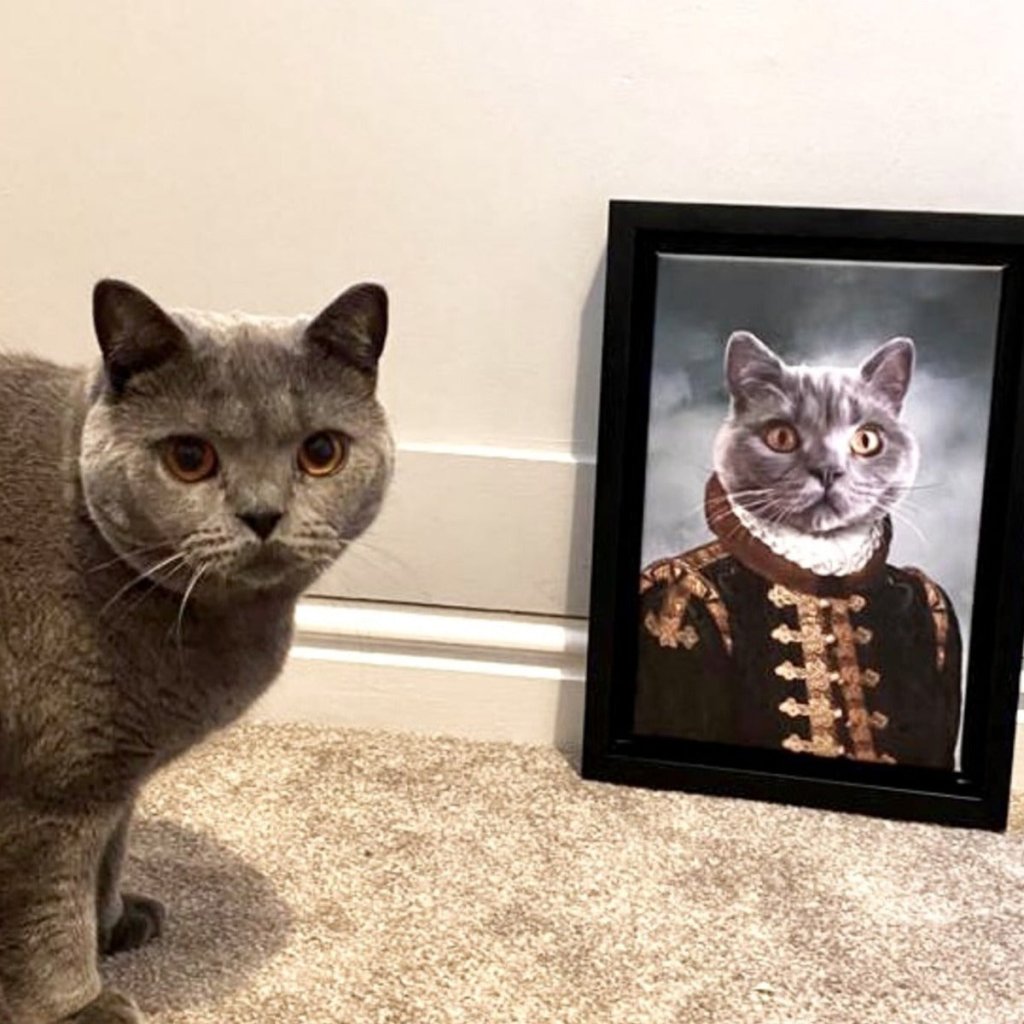 The Count Custom Pet Portrait | Paw & Glory