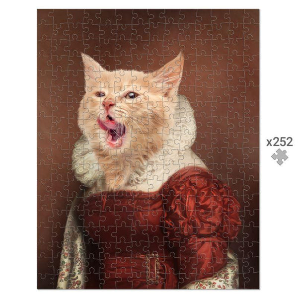 The Countryside Girl: Custom Pet Puzzle | royal pet portrait | Paw & Glory