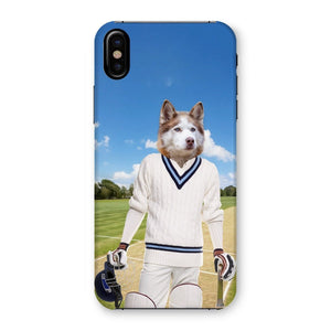 The Cricket Prodigy: Custom Pet Phone Case - Paw & Glory - Dog Portraits - Pet Portraits